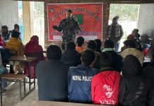 सशस्त्र प्रहरी बल ,नेपाल सुरक्षा बेश फतुवा द्रारा विद्यार्थीलाई जनचेतनामूलक कार्यक्रम सम्पन्न